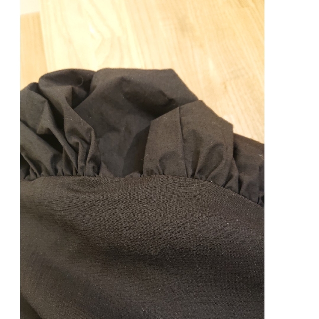 ENFOLD(エンフォルド)のenfold エンフォルド ロング丈　バルーン スカート 黒 レディースのスカート(ロングスカート)の商品写真