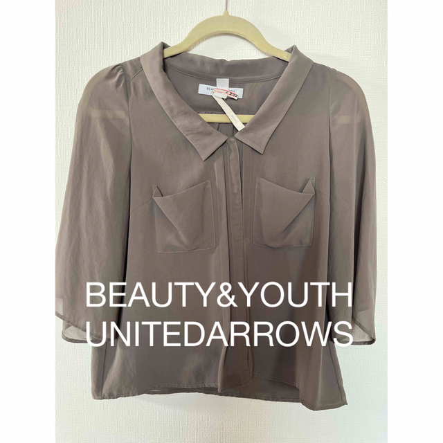 BEAUTY&YOUTH UNITED ARROWS(ビューティアンドユースユナイテッドアローズ)のユナイテッドアローズ　シフォンシャツ レディースのトップス(シャツ/ブラウス(長袖/七分))の商品写真