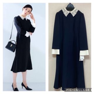 セルフォード(CELFORD)の(最終値下げ)新品タグ付✨セルフォード♡刺繍カラータイトワンピース(ロングワンピース/マキシワンピース)