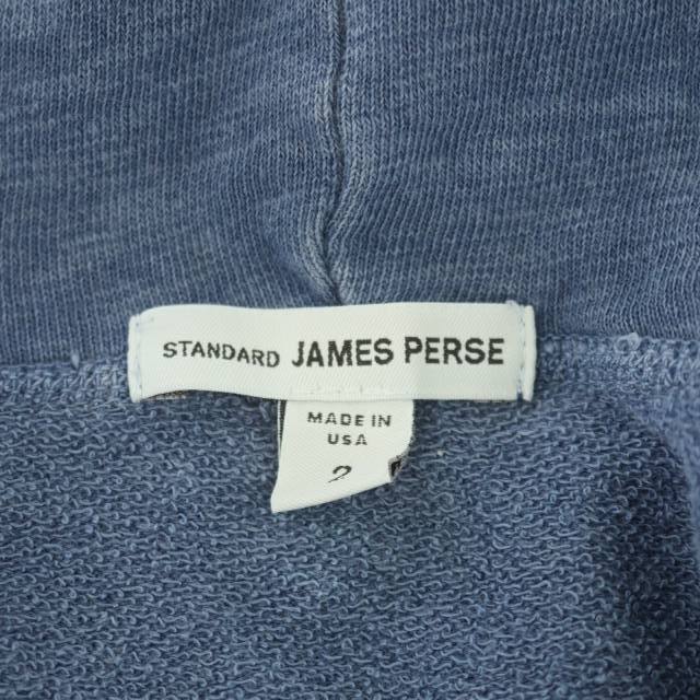 ジェームスパース JAMES PERSE ジップアップパーカー 長袖 2 ブルー