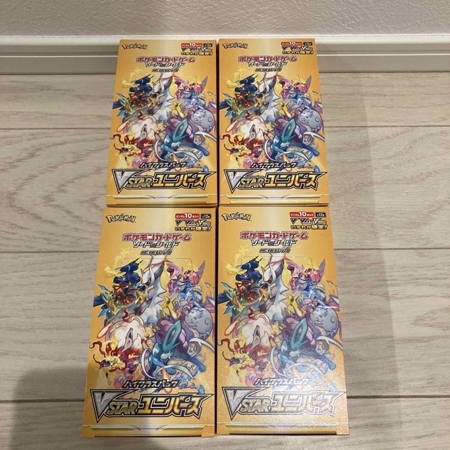 ポケモンカード　VSTAR ユニバース　4box シュリンクなし