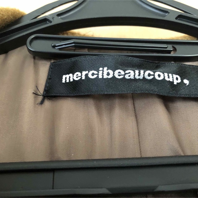 mercibeaucuop ファー付きコート レディースのジャケット/アウター(ダッフルコート)の商品写真