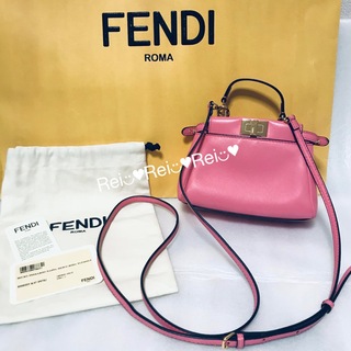 フェンディ(FENDI)の値下げ可❣️【美品】FENDI マイクロピーカブー(ハンドバッグ)