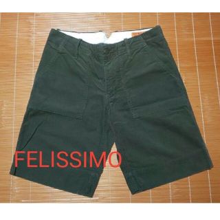 フェリシモ(FELISSIMO)の【美品】FELISSIMO フェリシモ コーデュロイ ハーフパンツ(ハーフパンツ)