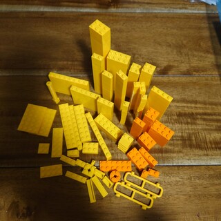 レゴ(Lego)の43.レゴ LEGO パーツ 黄色 イエロー オレンジ まとめ売り スロープ(知育玩具)