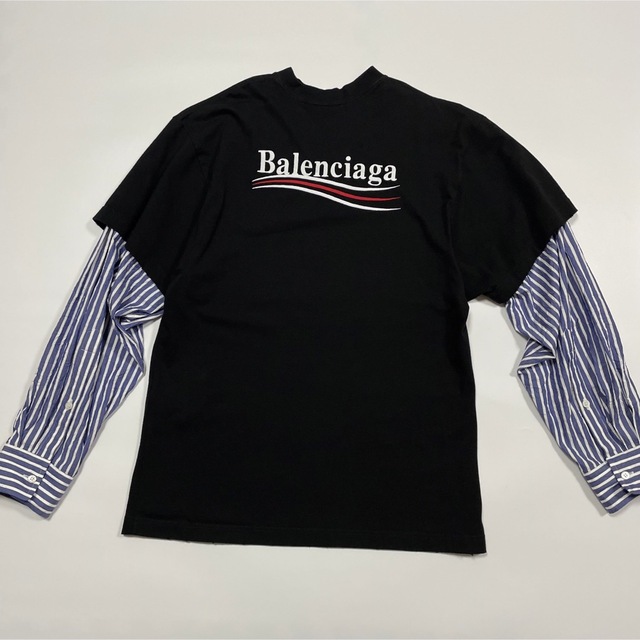 美品 BALENCIAGA レイヤード Tシャツ シャツ バレンシアガ サイズ1