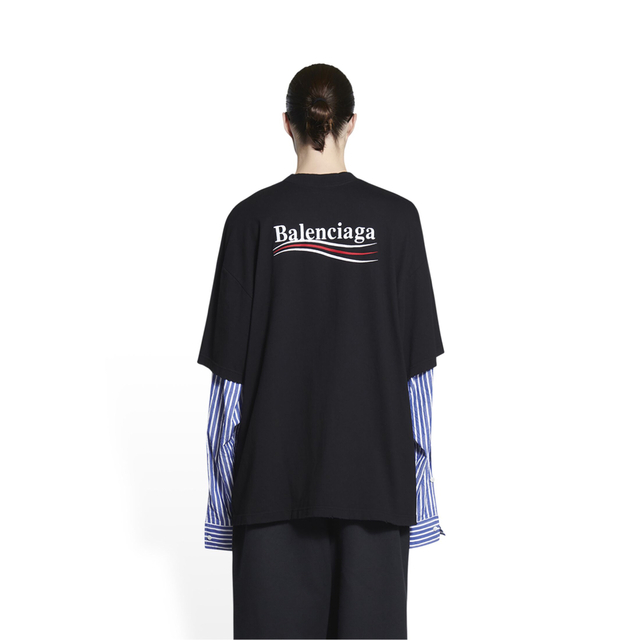 Balenciaga   美品 BALENCIAGA レイヤード Tシャツ シャツ