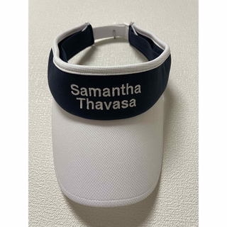 サマンサタバサ(Samantha Thavasa)のサマンサタバサ  ゴルフ　ネイビー 　サンバイザー 新品(ウエア)