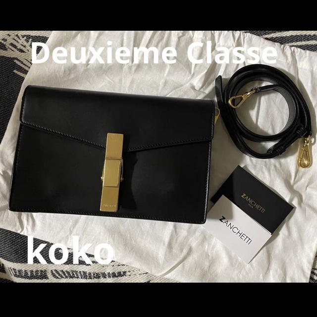 DEUXIEME CLASSE - 専用出品　ZANCHETTI ザンチェッティ　スクエアバッグ