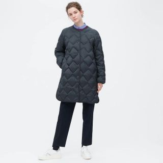 ユニクロ(UNIQLO)の今季　XL　新品　ユニクロ　ダークグリーン　ウルトラライトダウンリラックスコート(ダウンコート)