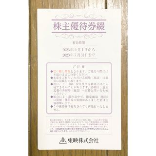 のっち様専用　東映　株主優待券　5枚(その他)