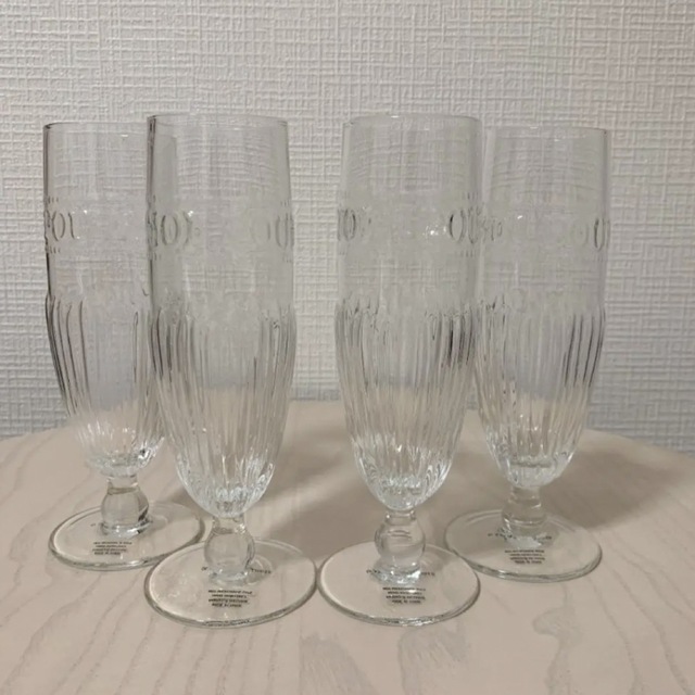 アンソロポロジー グラス 4個セット シャンパングラス ワイングラス