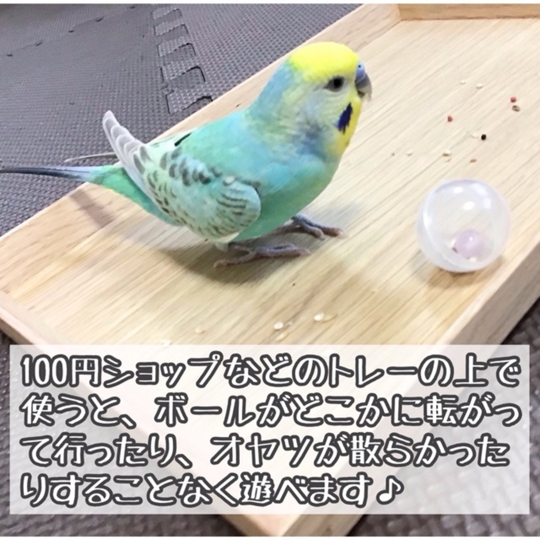 フォージングボール★インコや文鳥の小鳥のハンドメイドおもちゃ　バードトイ ハンドメイドのペット(おもちゃ/ペット小物)の商品写真