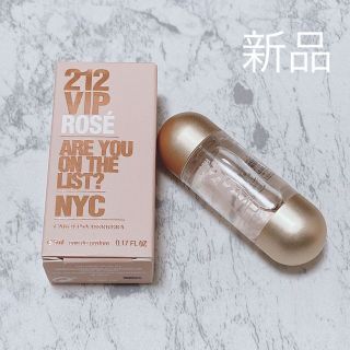 キャロライナヘレナ(CAROLINA HERRERA)のキャロライナへレラ 212 5ml ロゼ オードトワレ 香水(香水(女性用))