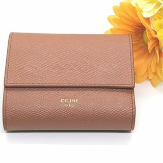 セリーヌ(celine)のセリーヌ CELINE レザー スモールトリフォールド ウォレット 三つ折り財布(財布)