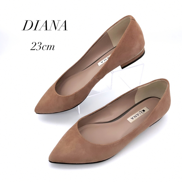 DIANA ブラウン 靴 フラットシューズ ダイアナ - 2
