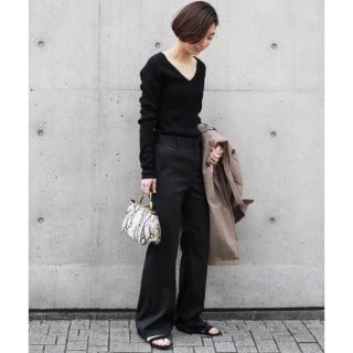 ドゥーズィエムクラス(DEUXIEME CLASSE)の【美品】ドゥーズィエムクラス PAN FLARE PANTS(カジュアルパンツ)