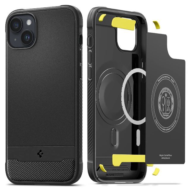 【色: マット・ブラック】Spigen iPhone14ケース MagSafe対