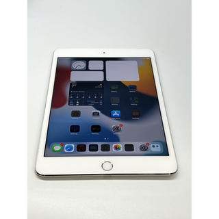 アイパッド(iPad)のipad mini 4 au版SIMロック解除可能128GB シルバー本体(スマートフォン本体)