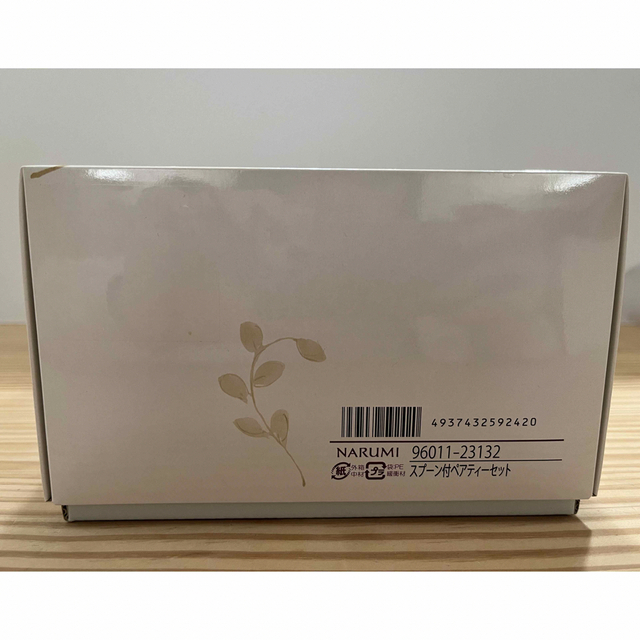 NARUMI(ナルミ)のNARUMI ルーシーガーデン スプーン付ペアティーセット インテリア/住まい/日用品のキッチン/食器(グラス/カップ)の商品写真
