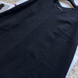YOKO CHAN - 【美品】YOKO CHAN Aライン膝丈ワンピース ビジュー V