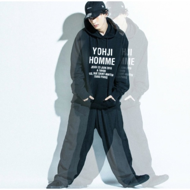 Yohji Yamamoto(ヨウジヤマモト)の【値下げ】【新品】 ヨウジヤマモト SS23 ニューエラ コラボ パーカー XL メンズのトップス(パーカー)の商品写真