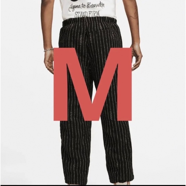 M Stussy x Nike Stripe Wool Pants Black