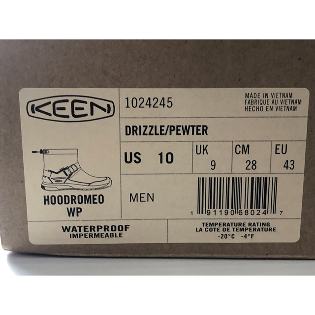 KEEN(キーン)のKEENキーン✨HOODROMEO WPメンズブーツ♪ メンズの靴/シューズ(ブーツ)の商品写真