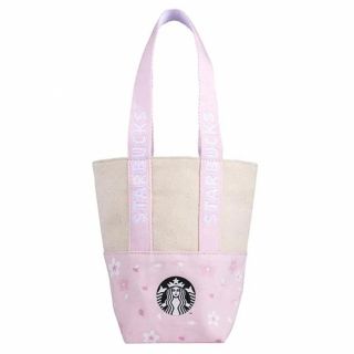 スタバ☆新品☆SAKURA2023保冷トートバッグ☆さくら エコバッグ 巾着