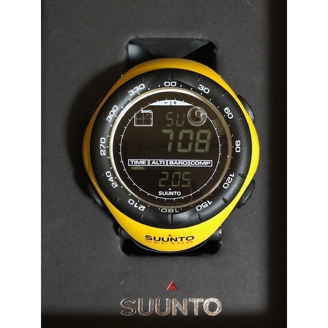 SUUNTO スント ベクター イエロー 未使用 箱付き フィンランド製 tic
