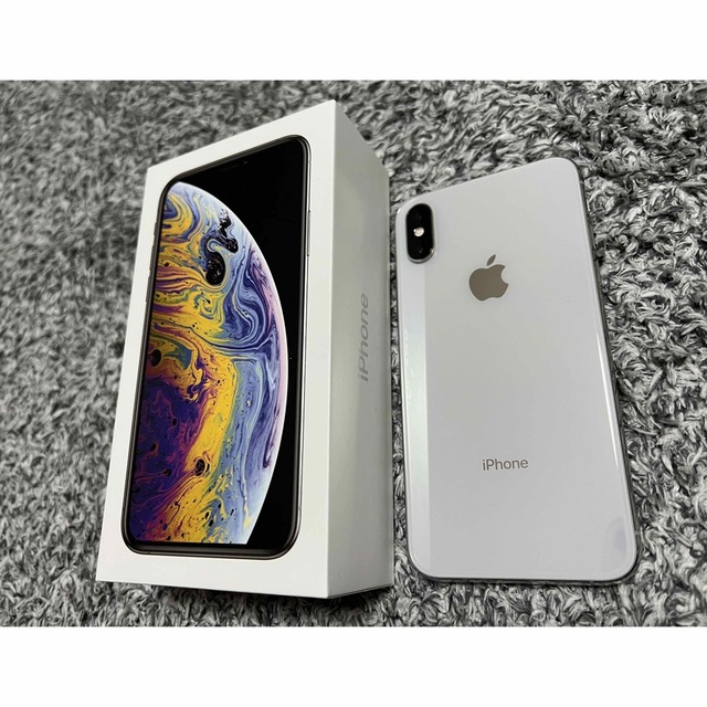 ★iPhone XS★256GB★SIMロック解除済★シルバー★白★スマホ