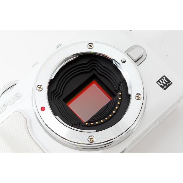 OLYMPUS PEN Lite E-PL6 ボディ ホワイト 9