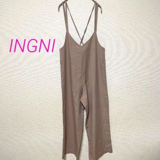 イング(INGNI)の1932 INGNI オールインワン オーバーオール サロペット くすみカラー(サロペット/オーバーオール)