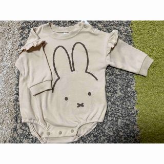 ミッフィー(miffy)のミッフィー　長袖　ロンパース　70cm(ロンパース)