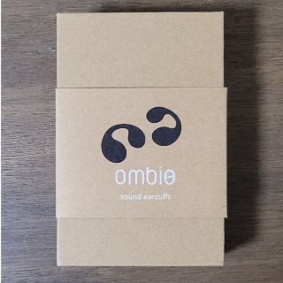 【コピー品新品未使用】ambie イヤホン　イヤカフ　ブラック(ヘッドフォン/イヤフォン)