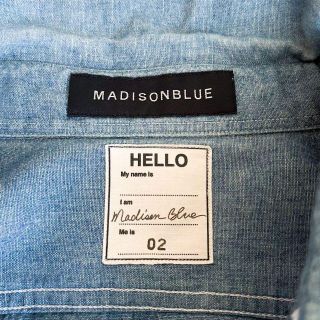 MADISONBLUE マディソンブルー マダムシャンブレーワークシャツ 02