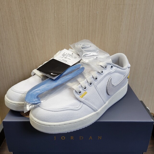 UNION × Nike Air Jordan 1 Low KO "White"