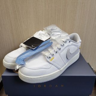 ナイキ(NIKE)のUNION × Nike Air Jordan 1 Low KO "White"(スニーカー)