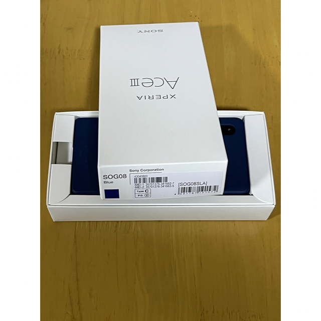 新品未使用　SONY Xperia Ace III SOG08 ブルー