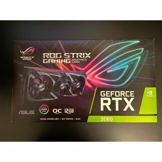 エイスース(ASUS)の【中古】ASUS ROG STRIX RTX3060(PCパーツ)