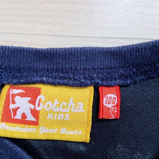 GOTCHA(ガッチャ)のガッチャGOTCHAキッズカットソー半袖VネックTシャツ子供服ボーイズ 100㎝ キッズ/ベビー/マタニティのキッズ服男の子用(90cm~)(Tシャツ/カットソー)の商品写真