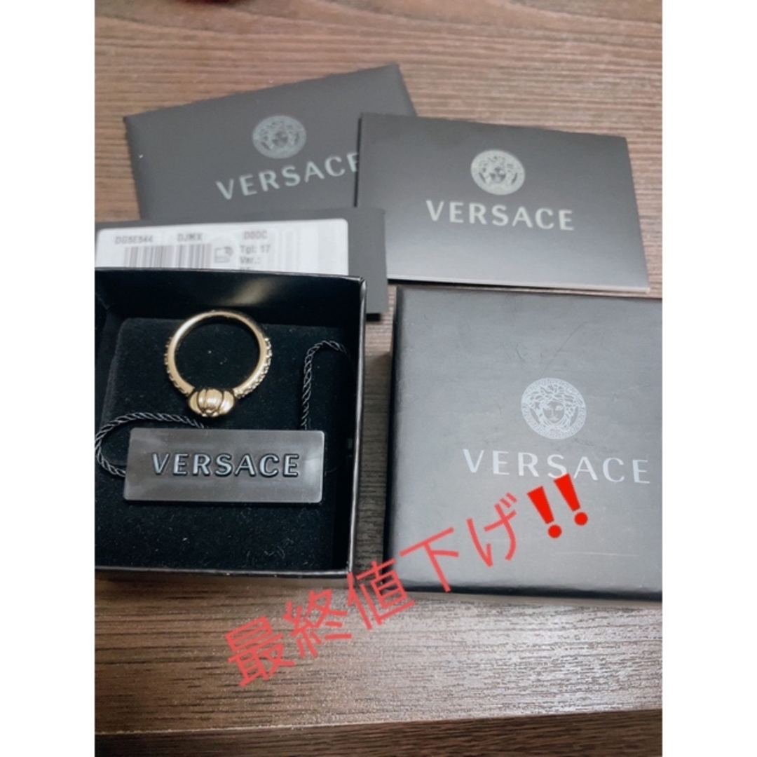 アクセサリーVERSACE Crystal Medusa ヴェルサーチ リング 指輪