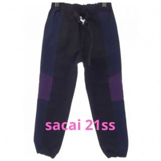 sacai サカイ パイピングスウェットパンツ サイズ0 20-02411M
