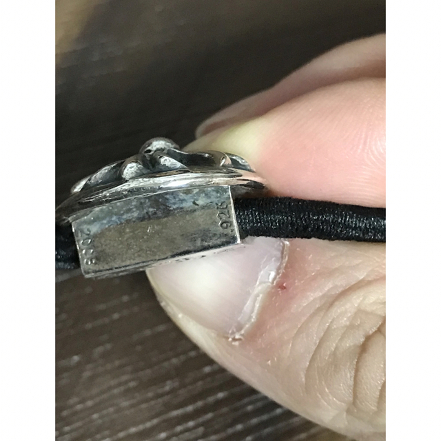 CHROME HEARTS クロムハーツ クロスボール ヘアゴム 正規品 - ブレスレット