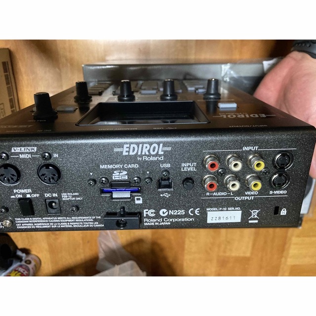 EDIROL by roland ビデオサンプラー P-10 vj機材 EDIROL by roland ビデオサンプラー P-10 vj機材