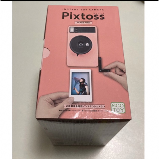 Takara Tomy(タカラトミー)の新品未開封Pixtoss タカラトミー インスタントトイカメラ PINK チェキ スマホ/家電/カメラのカメラ(フィルムカメラ)の商品写真