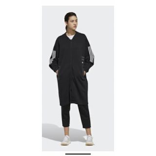 アディダス(adidas)のadidas アディダス ロングジャケット Long Jacket(ノーカラージャケット)