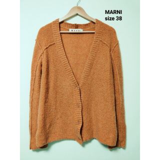 マルニ(Marni)のMARNI マルニ キャメルウール カーディガン(カーディガン)