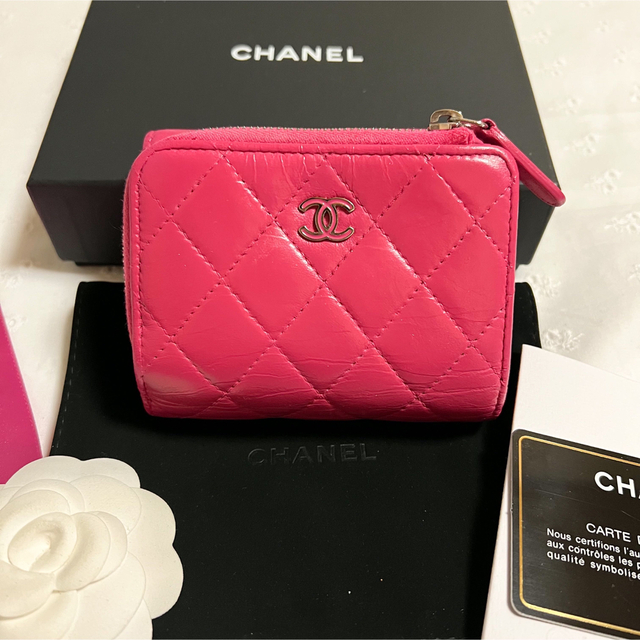 CHANEL(シャネル)の【専用】CHANEL  コンパクトウォレット マトラッセ 三つ折り財布 レディースのファッション小物(財布)の商品写真