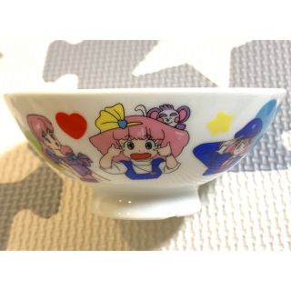 ミンキーモモ　茶碗　子供用　レトロ　レア　魔法のプリンセス　食器　せともの(食器)